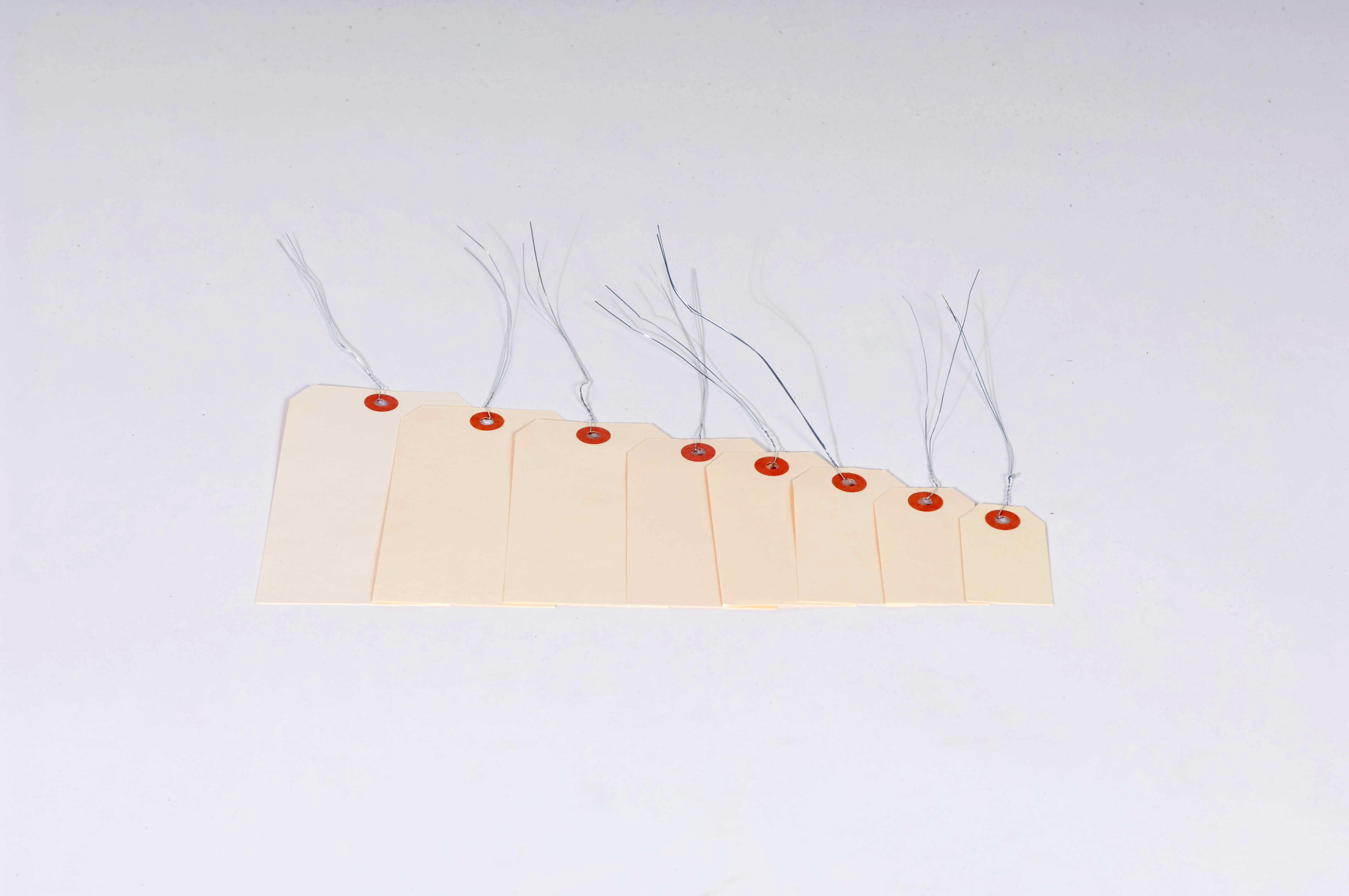 10 Point Pre-Wired Manila Tags